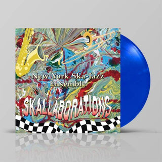 the album cover for New York Ska Jazz Enseble - Skallaboratios (Blue) [Clear Vinyl] (Ofgv)