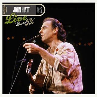 the album cover for John Hiatt - Live From Austin Tx [Colored Vinyl] (Gate) (Oliv)