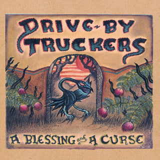 the album cover for Drive-By Truckers - Blessing And A Curse [Colored Vinyl] (Pnk)