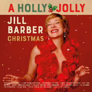 the album cover for Jill Barber - Holly Jolly Jill Barber Christmas [Colored Vinyl] (Grn)