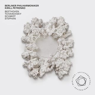 the album cover for Berliner Philharmoniker - Kirill Petrenko - Beethoven Tchaikovsky Schmidt &
