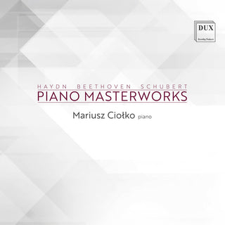 the album cover for Mariusz Ciolko - Pno Masterpieces