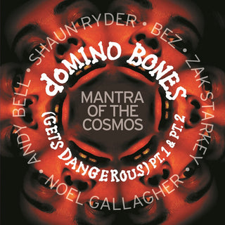 the album cover for Mantra Of The Cosmos - Domino Bones Parts 1 & 2 [Clear Vinyl] (Uk)