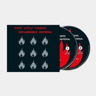 the album cover for Stiff Little Fingers - Inflammable Material (Uk)