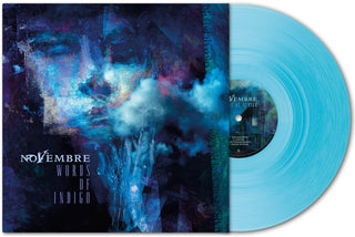 the album cover for Novembre - Words Of Indigo - 140gm Curacao Blue Vinyl (Blue)