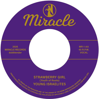 the album cover for Young Israelites - Strawberry Girl B/W Stay By My Side