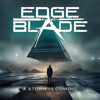 the album cover for Edge of the Blade - Storm Is Coming (Aus)