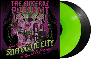 the album cover for Funeral Portrait - Live From Suffocate City - Lime/Black (Blk) [Colored Vinyl]