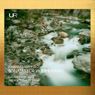 the album cover for Luca Ranieri - Brahms: Sons For Viola & Pno