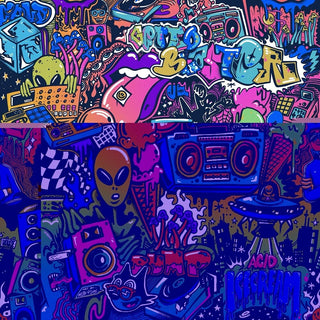 the album cover for Gettoblaster - Acid Ice Cream