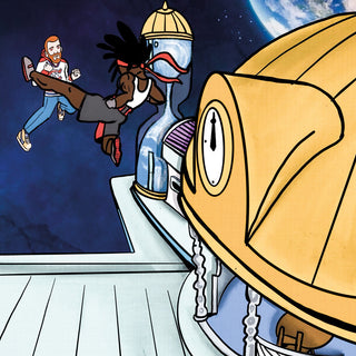 the album cover for Tha God Fahim - Hyperbolic Time Chamber Rap Iii + Iv