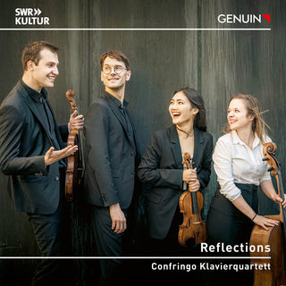 the album cover for Confringo Klavierquartett - Reflections