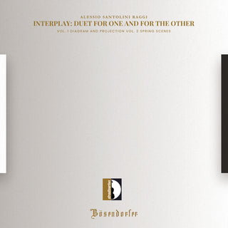 the album cover for Santolini Alessio Raggi - Alessio Santolini Raggi: Interplay - Duet For One