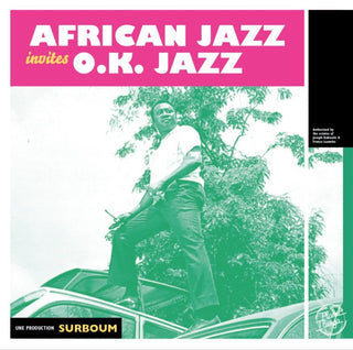 the album cover for African Jazz / O.K. Jazz / African Team - African Jazz Invites O.K. Jazz (Numb)