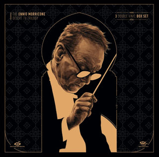 the album cover for Ennio Morricone  (Ita) - Ennio Morricone Desert Tv Trilogy - O.S.T. (Ita)