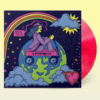 the album cover for Steve Poltz - Joyride - Pink [Colored Vinyl] [Limited Edition] (Ofgv) (Pnk) [Download Included]