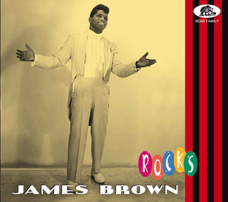 the album cover for James Brown - Rocks