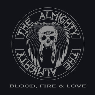 the album cover for Almighty - Blood Fire & Love (Hol)
