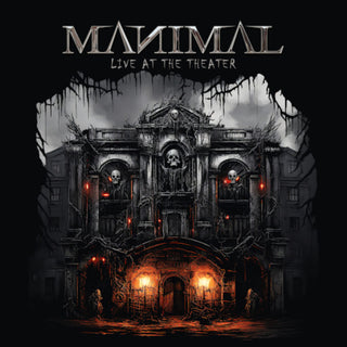 the album cover for Manimal - Live At The Theater