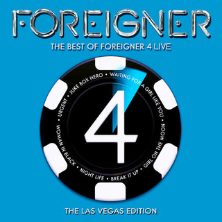 the album cover for Foreigner - The Best Of Foreigner 4 Live: The Las Vegas Edition