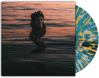 the album cover for Final Gasp - New Day Symptoms [Sea Blue with Splatter]