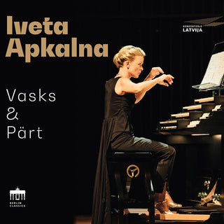the album cover for Iveta Apkalna - Part & Vasks