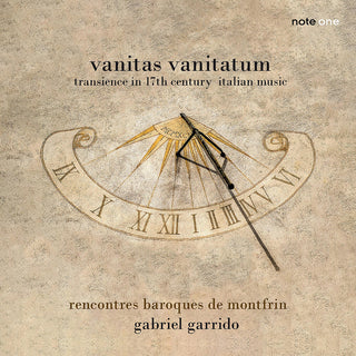 the album cover for Rencontres Baroques De Montfrin - Vanitas Vanitatum - Transcience In 17th Century