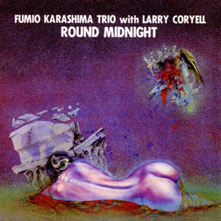 the album cover for Fumio Karashima  Trio - Round Midnight (Jpn)