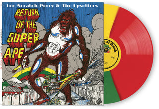 the album cover for Lee "Scratch" Perry and The Upsetters - Return of the Super Ape [Green/Red/Yellow Split]