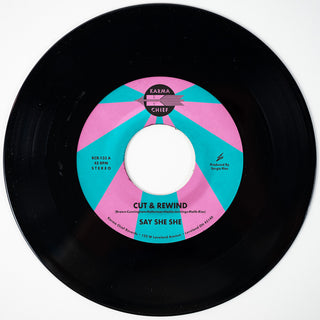 the album cover for Say She She - Cut & Rewind / Disco Life