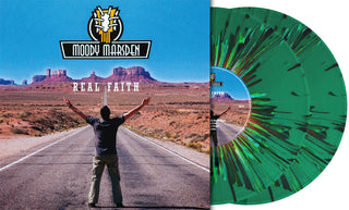 the album cover for Moody Marsden - Real Faith - Splatter Vinyl [Colored Vinyl] (Spla) (Fra)