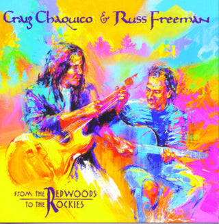 the album cover for Freeman/Chaquico - From the Redwoods to the Rockies