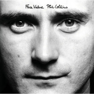 the album cover for Phil Collins - Face Value (Uk)