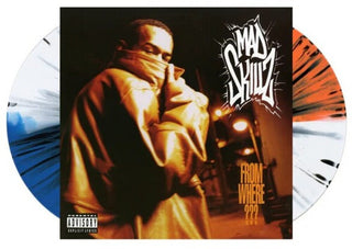 the album cover for Mad Skillz - From Where (Blk) (Blue) [Colored Vinyl] (Org) (Wht) (Spla)