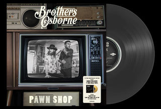 the album cover for Brothers Osborne - Pawn Shop - 10 Year Anniversary [Black / Gold]