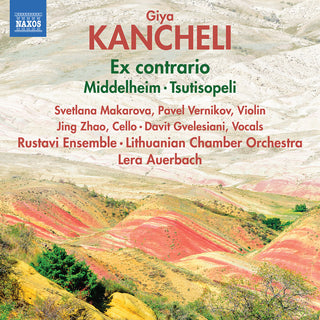 the album cover for Svetlana Makarova - Kancheli: Ex Contrario Middelheim Tsutisopeli