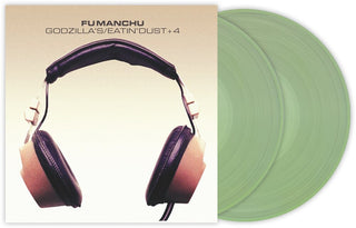 the album cover for Fu Manchu - Godzilla's / Eatin' Dust +4 [Colored Vinyl] (Glow)