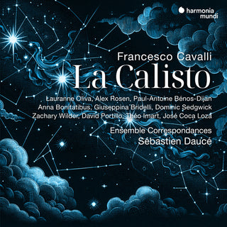 the album cover for Ensemble Correspondance / Sebastien Dauce - Cavalli: La Calisto