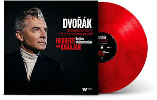 the album cover for Von Herbert Karajan  / Berliner Philharmoniker - Dvorak: Symphony No. 9 - Red [Colored Vinyl] [Limited Edition] (Red)