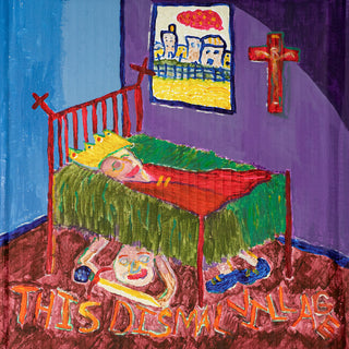 the album cover for Urq - This Dismal Village - Apple Red [Colored Vinyl] (Red)