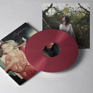 the album cover for Jesca Hoop - Long Wave Home - Oxblood Vinyl [Colored Vinyl] (Auto) (Uk)
