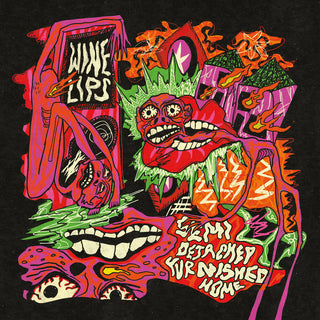 the album cover for Wine Lips - Semi-Detached Furnished Home [Colored Vinyl] [Limited Edition] (Purp)