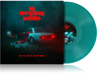 the album cover for As Everything Unfolds - Did You Ask To Be Set Free [Clear Vinyl] (Grn) (Ofgv)