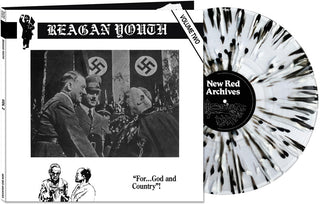 the album cover for Reagan Youth - Volume Two [Black / White Splatter]