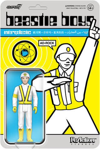 Super7- Beastie Boys - ReAction Figures Wv4 - Ad-Rock (Intergalactic Crossing Guard)