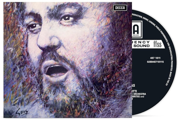 the album cover for Luciano Pavarotti - Verismo Arias [Remastered]