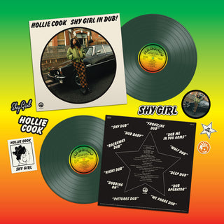 the album cover for Hollie Cook - Shy Girl In Dub - Green [Colored Vinyl] (Grn) [Limited Edition]