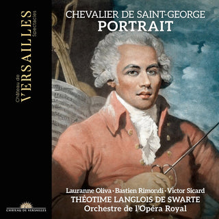 the album cover for Bastien Rimondi - Chevalier De Saint-George - Portrait