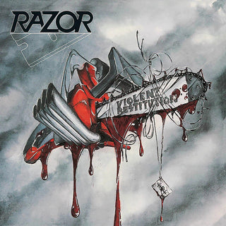 the album cover for Razor - Violent Restitution [Colored Vinyl] [Reissue] (Spla)