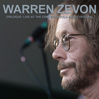 the album cover for Warren Zevon - Epilogue: Live At The Edmonton Folk Music Festival